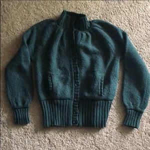 MODA International Dark Green Sweater M